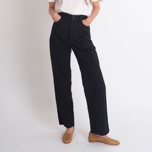JESSE KAMM BLACK HANDY PANTS